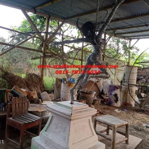 Patung Kawat Kuda Patung Fiber Patung Cetak (2)