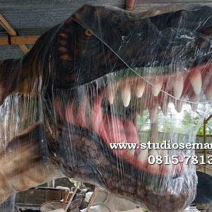 Seni Patung Fiber Patung Maskot Kota